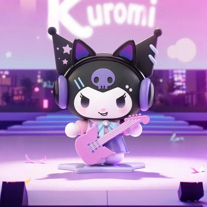 Limited Edition Kuromi School Diary Series Blind Box - Kawaii High School Chibi Figure - Surprise Mystery Box Punk Rockstar Cheerleader Desk Mascot Birthday Gift