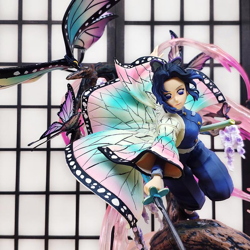 Demon Slayer  Cube Shinobu Kocho Figure – Insect Hashira Giant Anime Statue, Demon Slayer Team Display