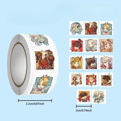 Witch Hat Atelier Artisan Roll Stickers - 500Pcs Magical Chibi Collection