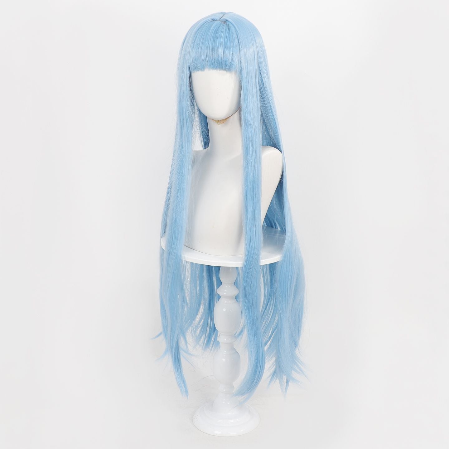 Riche Apprentice Edition Cosplay Wig - 94cm Flowing Cerulean Silk