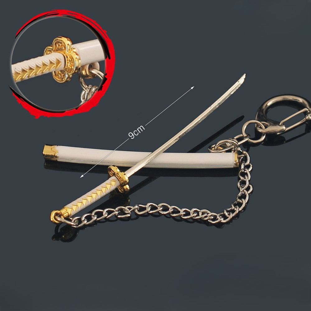 Demon Slayer Mini Nichirin Sword - 9cm Metal Keychain