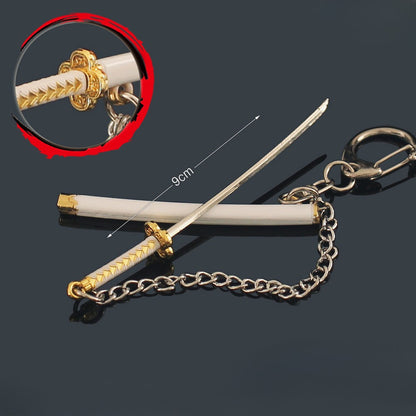 Demon Slayer Mini Nichirin Sword - 9cm Metal Keychain
