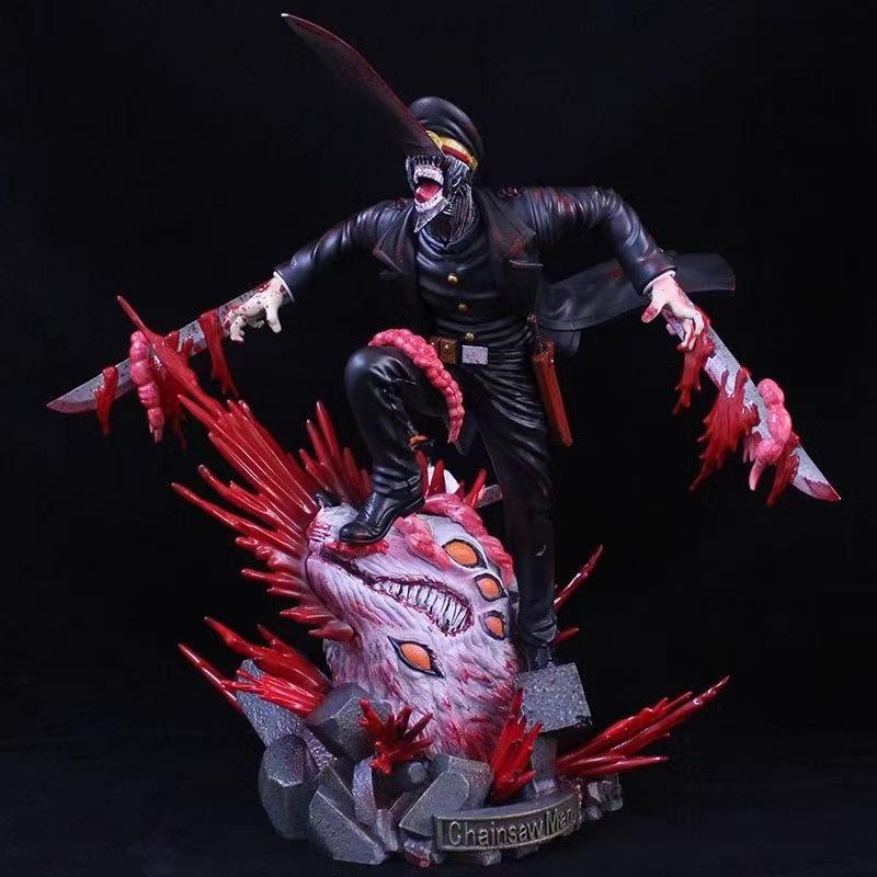 Katana Devil Figure with Makima, Denji & Pochita – Chainsaw Man Anime Collectible Set