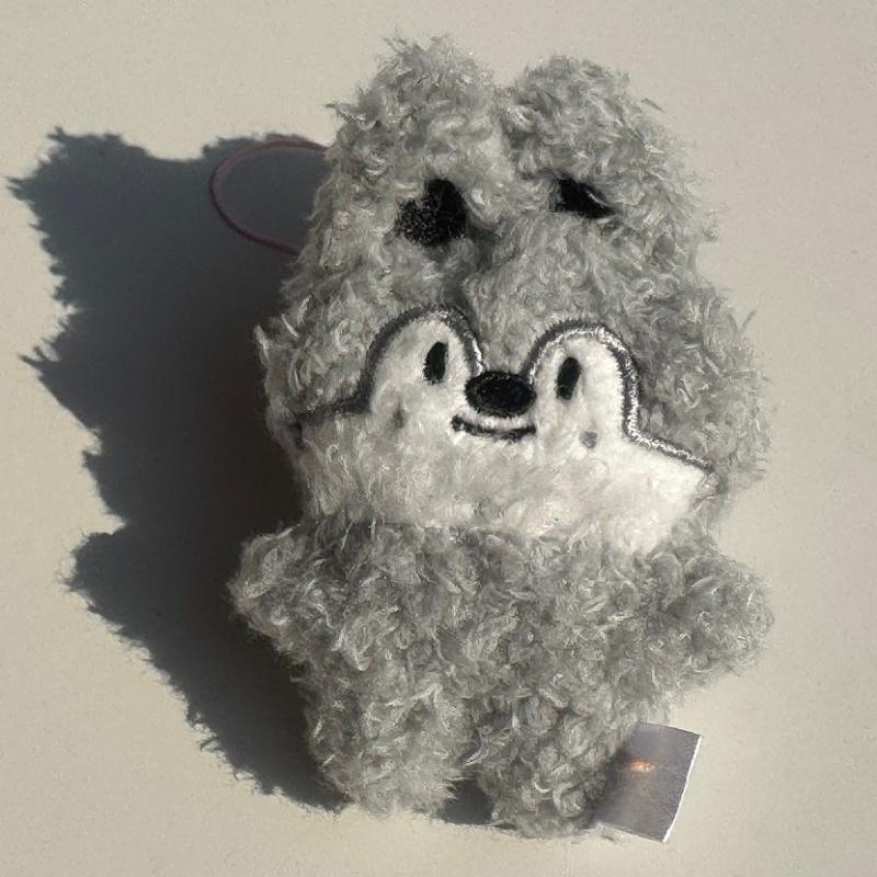 Stray Wolf Animals Keychain for K-pop Fans,7cm Bang Pendant for bag