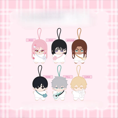 Alien Stage Starfish Plush Doll Blind Box - 10cm Chibi Mascot Bag Charm - ALNST Ivan Till Mizi Sua Kawaii Crossbody Pouch Stuffed Toy