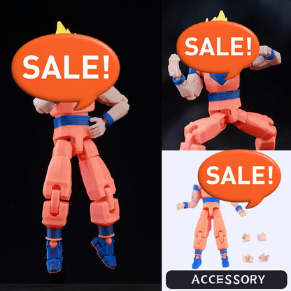 3D Printed Multi-Jointed Action Figure – Demon SlayerTanjiro Inspired Poseable Anime Model, Movable Collectible Gift