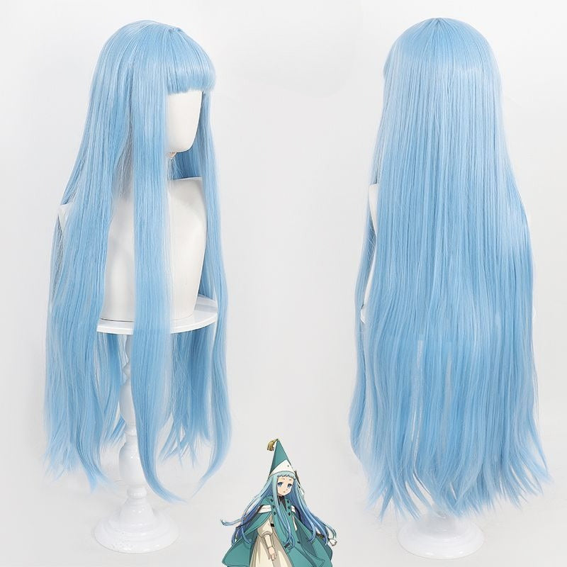 Riche Apprentice Edition Cosplay Wig - 94cm Flowing Cerulean Silk