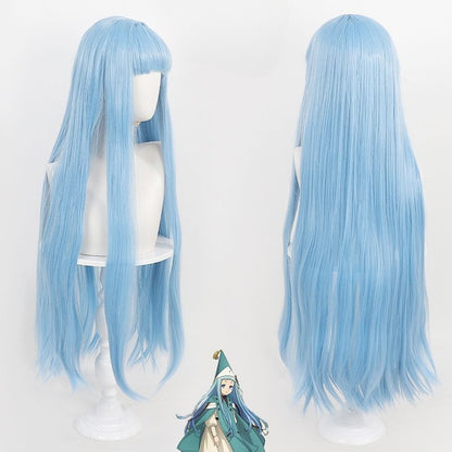 Riche Apprentice Edition Cosplay Wig - 94cm Flowing Cerulean Silk