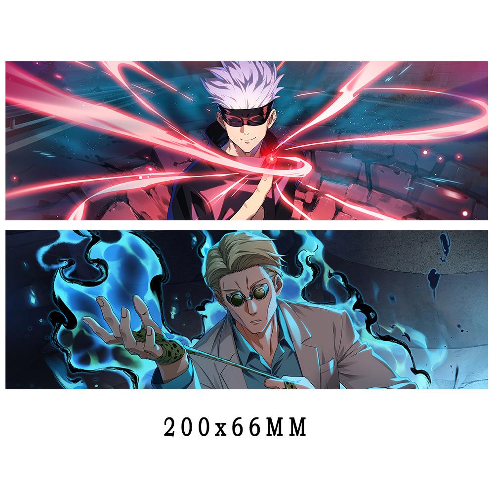 Jujutsu Kaisen Satoru Gojo 3D Gradient Sticker – Anime Holographic Decal for Car, Phone & Creative Gifts