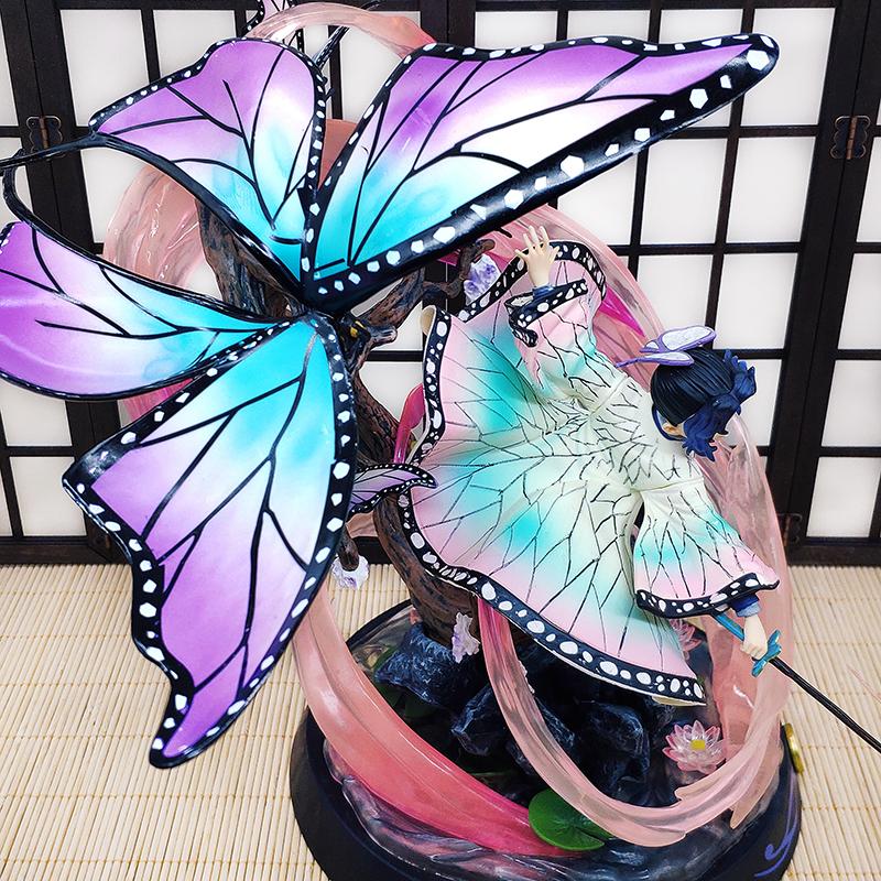 Demon Slayer  Cube Shinobu Kocho Figure – Insect Hashira Giant Anime Statue, Demon Slayer Team Display