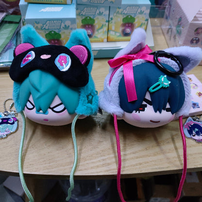Alien Stage Ivan & Till Free Stage Earbud Pouch - Round 6 Tragic Memory Silicone Coin Bag - ALNST IvanTill Chibi Keychain Mascot