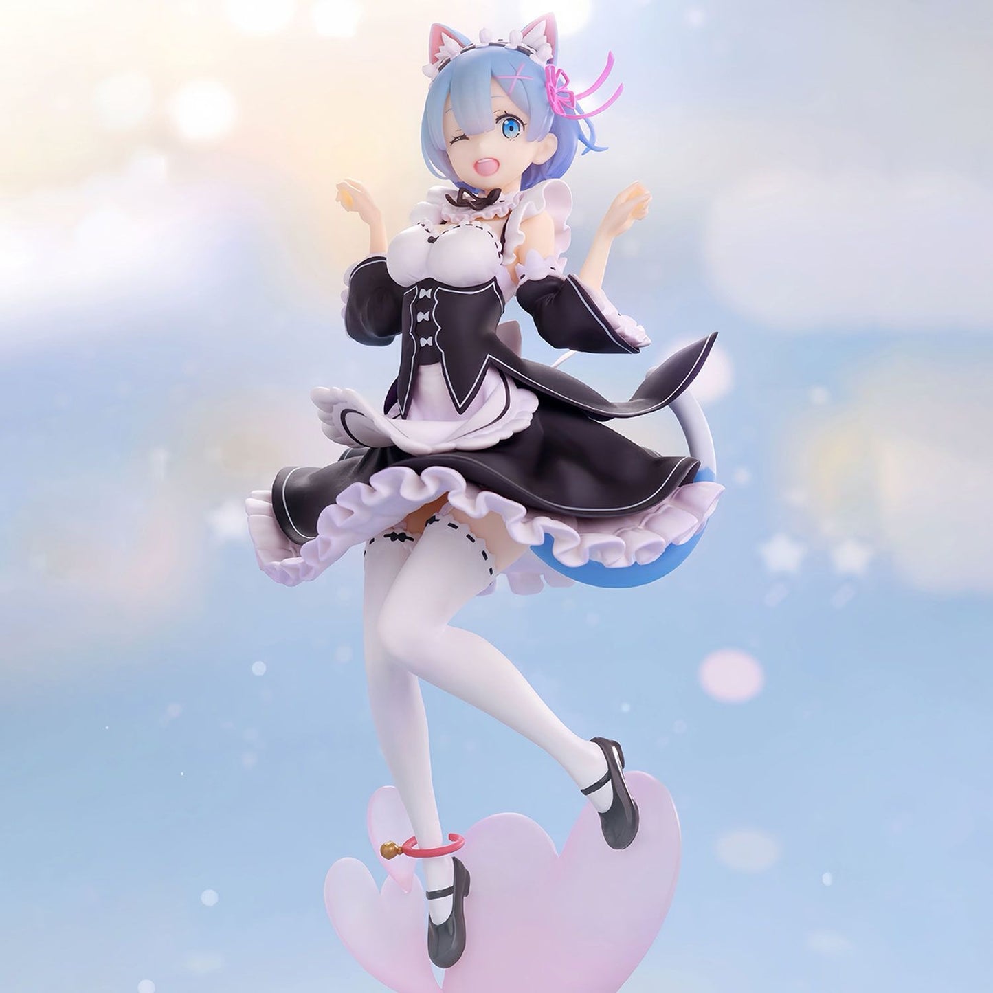 Re:Zero Rem Cat Ear Ver, Rem Cat Version Figure Otaku Room Decor