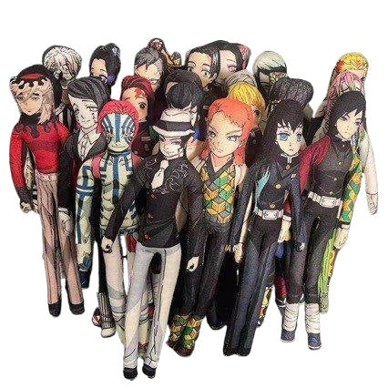 Poseable Derpy Demon Slayer Plush - 15cm Funny Toy