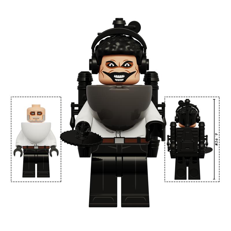 Toilet Man vs Camera Man Mini Figure Set – Titan Speaker Man & TV Man Building Block Toy, Assembly Collectible Model