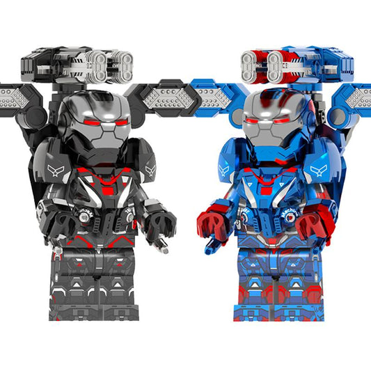 Mecha Hero Armor Robot Brick Mini Figure – Sci-Fi Assembly Model, Building Block Toy