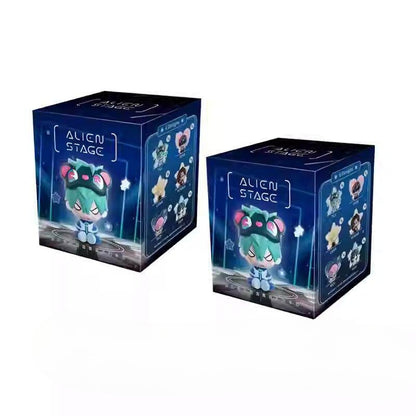 Alien Stage Free Stage Series Blind Box - Chibi Figure with Acrylic Backdrop - ALNST Ivan Till Mizi Luka 3D Desktop Mascot Toy