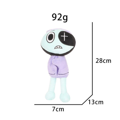 Dandy's World Plush 11" Cosmo Plush Stuffed Figure Pillow for Video Game Fans Room Decor with a Sticker Set