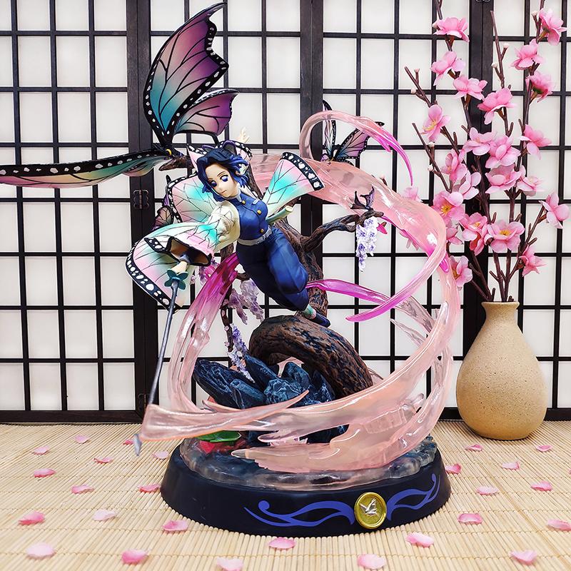 Demon Slayer  Cube Shinobu Kocho Figure – Insect Hashira Giant Anime Statue, Demon Slayer Team Display