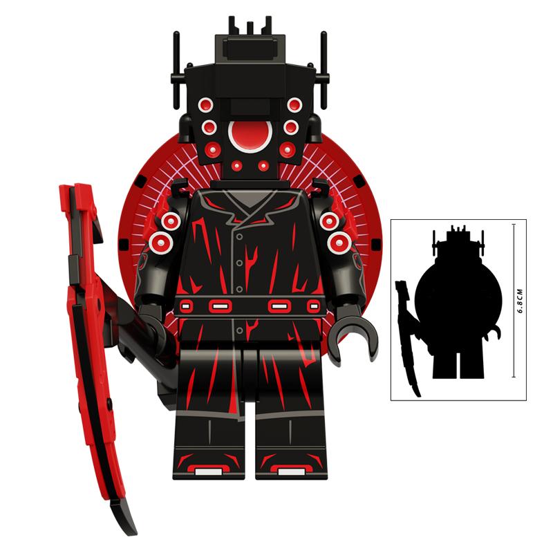 Toilet Man vs Camera Man Mini Figure Set – Titan Speaker Man & TV Man Building Block Toy, Assembly Collectible Model