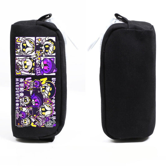 Murder Drones Large Capacity Pencil Case - TADC Uzi, Serial Designation N, V, J Stationery Bag - Cute Anime Pen Pouch for School & Travel - Indie Animation Fan Gift