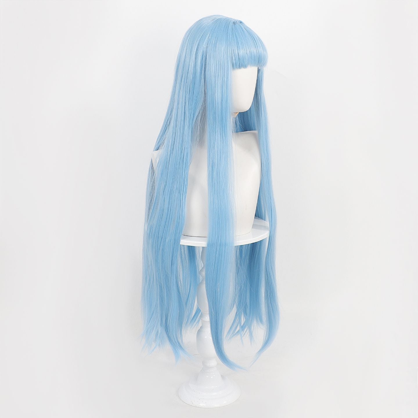 Riche Apprentice Edition Cosplay Wig - 94cm Flowing Cerulean Silk