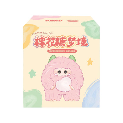 Limited Edition Fluffy Monster Marshmallow Dream Series Blind Box - Vinyl Face Plush Doll Mystery Toy - Cute Forest Sasquatch Yeti Bag Charm Desktop Mascot Birthday Gift
