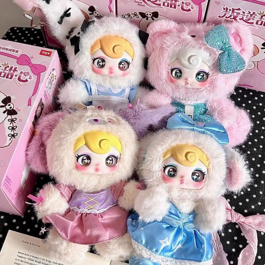 Sunycoco Rebellious Sweetheart Plush Blind Box – Cute Collectible Figure Toy Gift for Fans