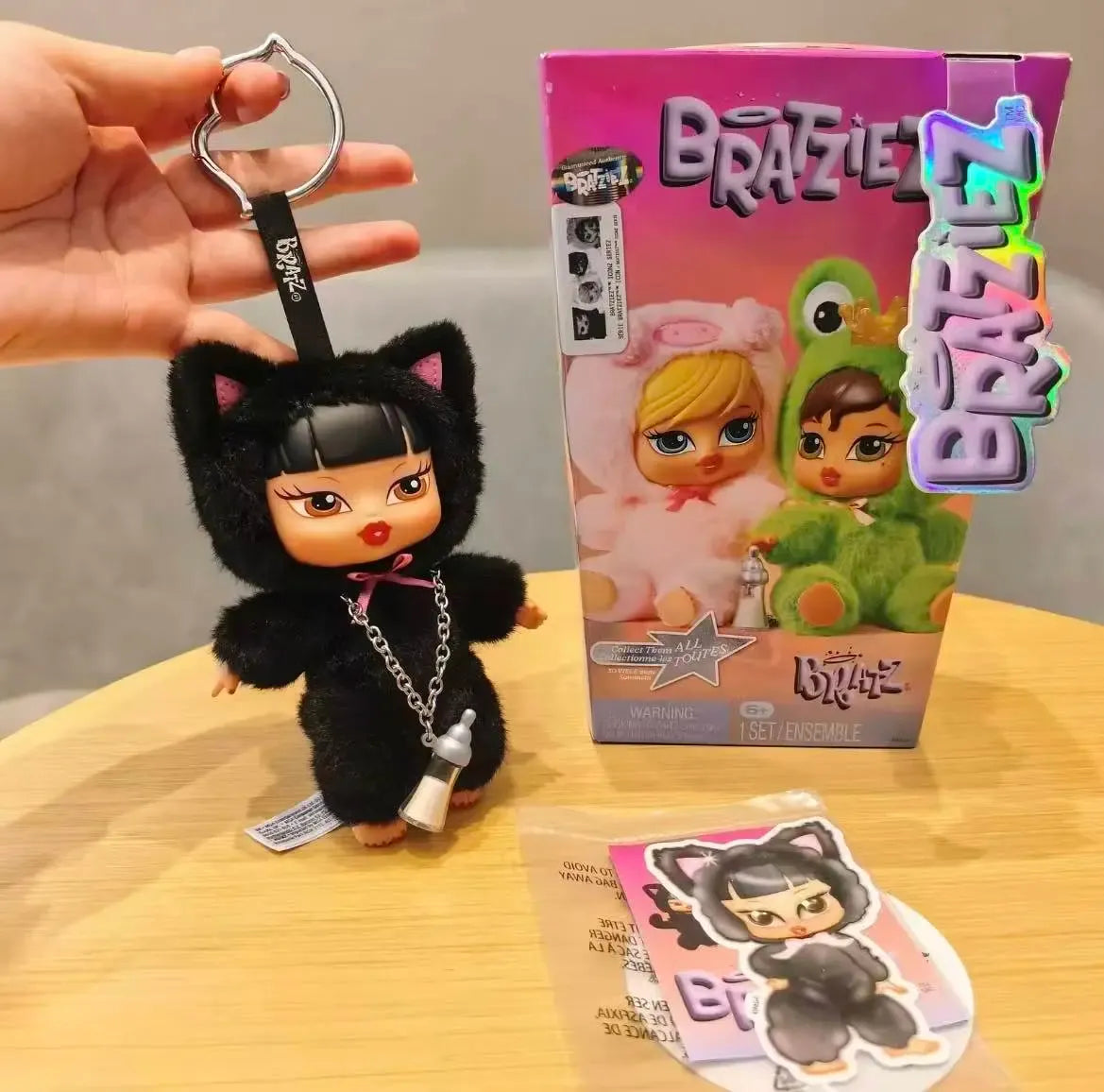 Rumi MGA Bratz "Bratziez" Mystery Plush Blind Box - Iconic Sassy Animal Onesie Stuffed Doll - Collectible Mini Fashion Figure for Y2K Aesthetic & Gift