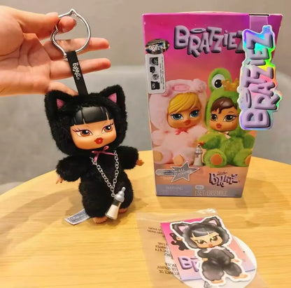 Rumi MGA Bratz "Bratziez" Mystery Plush Blind Box - Iconic Sassy Animal Onesie Stuffed Doll - Collectible Mini Fashion Figure for Y2K Aesthetic & Gift