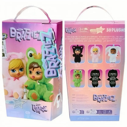 Rumi MGA Bratz "Bratziez" Mystery Plush Blind Box - Iconic Sassy Animal Onesie Stuffed Doll - Collectible Mini Fashion Figure for Y2K Aesthetic & Gift